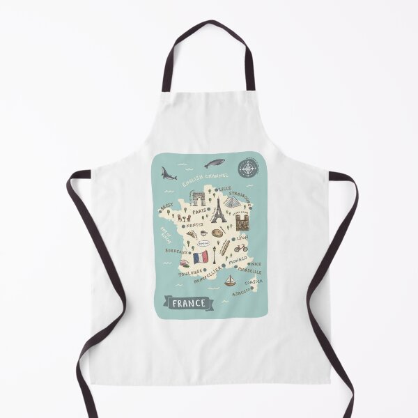 Item preview, Map of France - Teal designed and sold by Those Pencil Shavings.