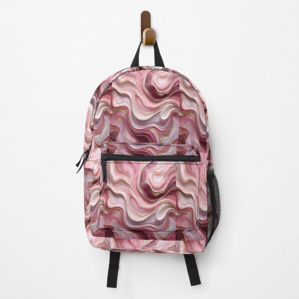 Item preview, Pink and Gold Waves - Abstract Marble designed and sold by RockitBaby.