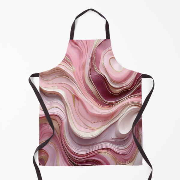Item preview, Pink and Gold Waves - Abstract Marble designed and sold by RockitBaby.