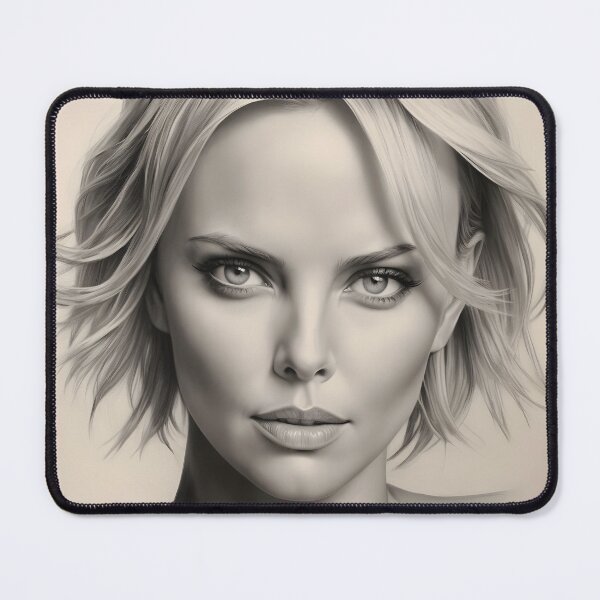 Item preview, Charlize Theron designed and sold by WorldofCharcoal.