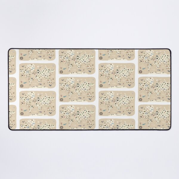 Item preview, World Map - Beige designed and sold by Those Pencil Shavings.