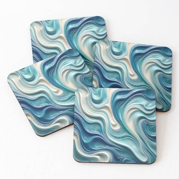 Item preview, Infinity Blue Flow - Abstract Marble designed and sold by RockitBaby.