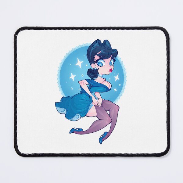Item preview, Blue Pinup  designed and sold by DigitaldeligArt.
