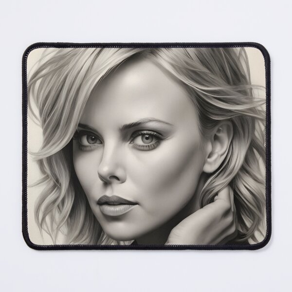 Item preview, Charlize Theron designed and sold by WorldofCharcoal.