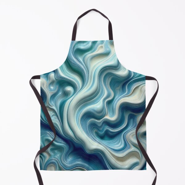 Item preview, Polished Blue Chaos - Abstract Marble designed and sold by RockitBaby.