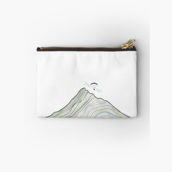 Item preview, Contours of Flight: Paraglider Over Layered Terrain designed and sold by Cloud-Riders.