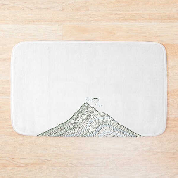 Item preview, Contours of Flight: Paraglider Over Layered Terrain designed and sold by Cloud-Riders.