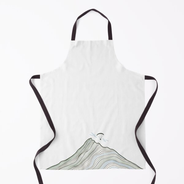 Item preview, Contours of Flight: Paraglider Over Layered Terrain designed and sold by Cloud-Riders.