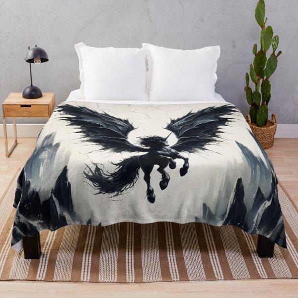Item preview, Black Alicorn, Ai Generated Art  designed and sold by ACC .