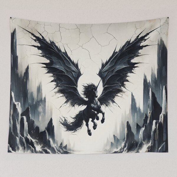 Item preview, Black Alicorn, Ai Generated Art  designed and sold by ACC .