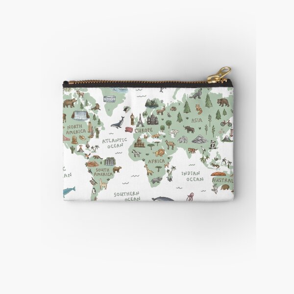 Item preview, World Map - Green designed and sold by Those Pencil Shavings.
