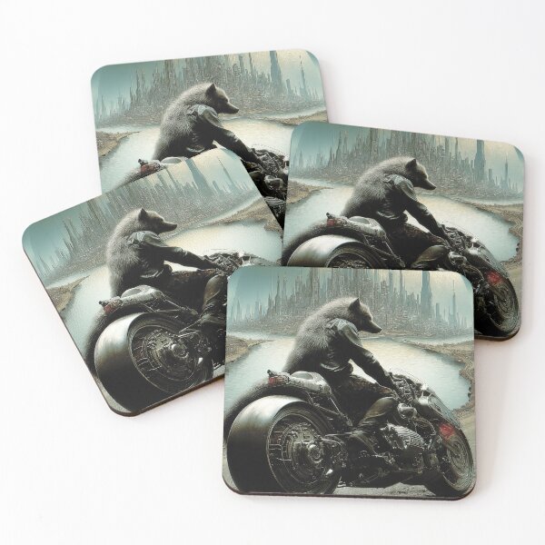 Item preview, BIKER WOLF TRAVELS .4 designed and sold by lautir.