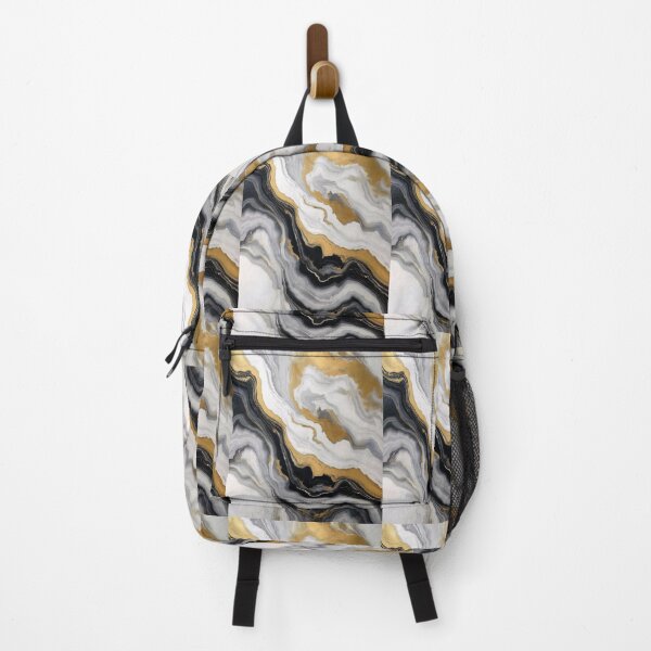 Item preview, Black and Gold Melted Elegance - Abstract Marble designed and sold by RockitBaby.