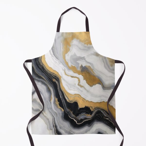 Item preview, Black and Gold Melted Elegance - Abstract Marble designed and sold by RockitBaby.