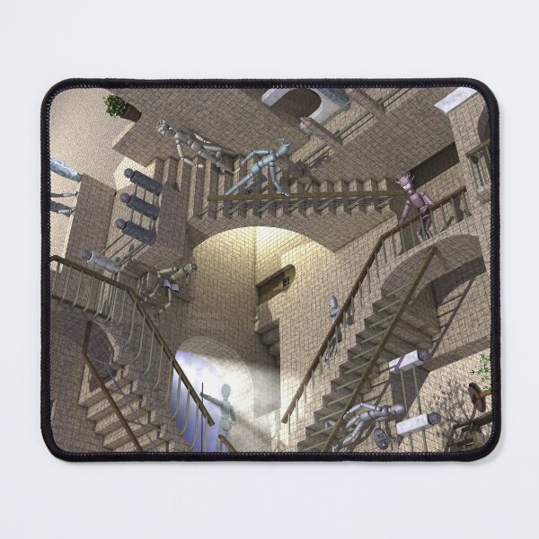 Item preview, Relativity, 3D image of a work by Mc Escher designed and sold by Keltoi-art.