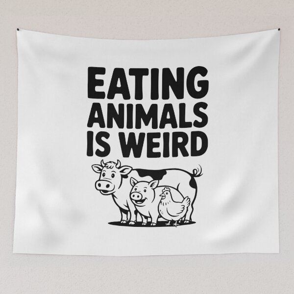 Item preview, Eating Animals is Weird designed and sold by Frank Ring.