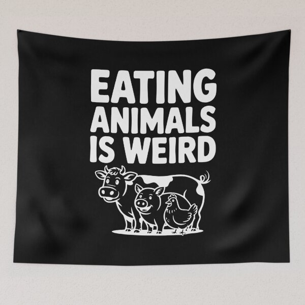 Item preview, Eating Animals is Weird designed and sold by Frank Ring.