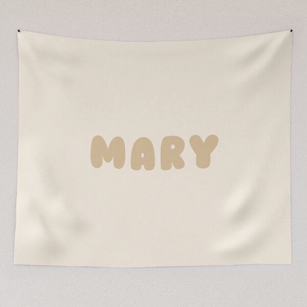 Item preview, Beige Mary – Minimalist Personalized Name Design designed and sold by karolinahinc.