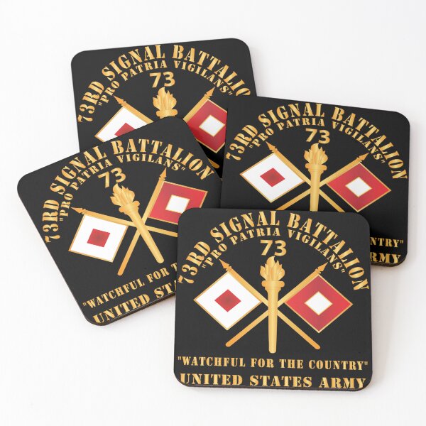 Item preview, Army - 73rd Signal Battalion - Watchful for the Country - US Army X 300 designed and sold by Military Insignia Products.
