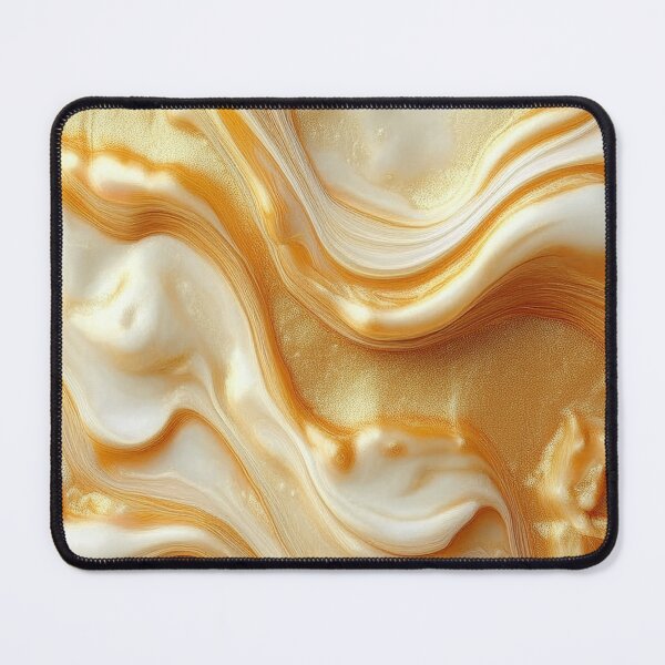 Item preview, Butterscotch Marbled Mindscape - Abstract Marble designed and sold by RockitBaby.