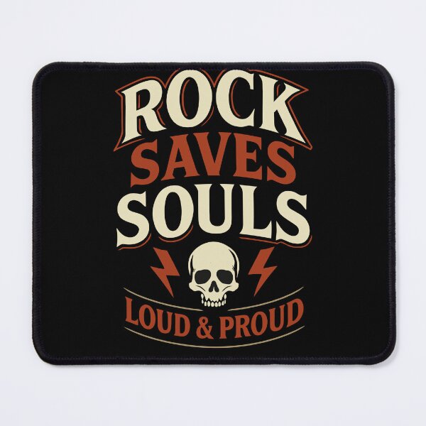 Item preview, Rock Saves Souls – Loud & Proud designed and sold by Wear The Sound.