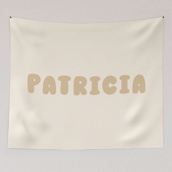 Item preview, Beige Patricia – Minimalist Personalized Name Design designed and sold by karolinahinc.