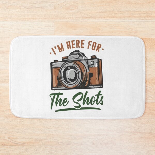 Item preview, I’m Here for the Shots – Funny Camera Lover Sticker designed and sold by Gurjeetpixelart.