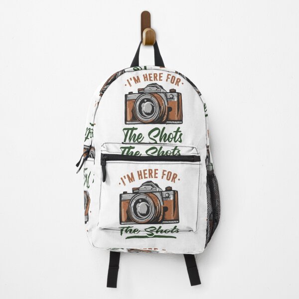 Item preview, I’m Here for the Shots – Funny Camera Lover Sticker designed and sold by Gurjeetpixelart.