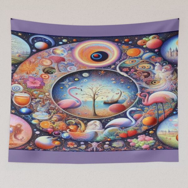 Item preview, Forked Zoning – Surreal Mandala of Civic Memory and Symbolic Use designed and sold by daweave77.