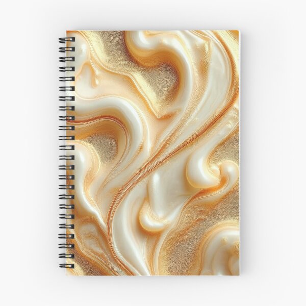 Item preview,  The Butterscotch Fluid Form Marbled Mindscape - Abstract Marble designed and sold by RockitBaby.