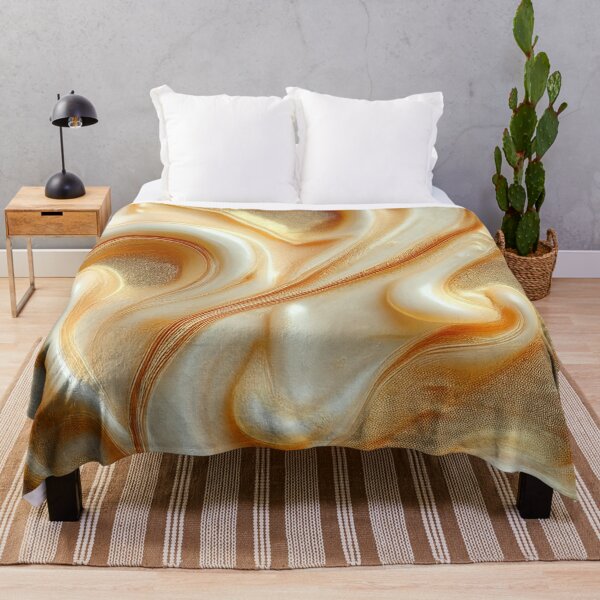 Item preview,  The Butterscotch Fluid Form Marbled Mindscape - Abstract Marble designed and sold by RockitBaby.