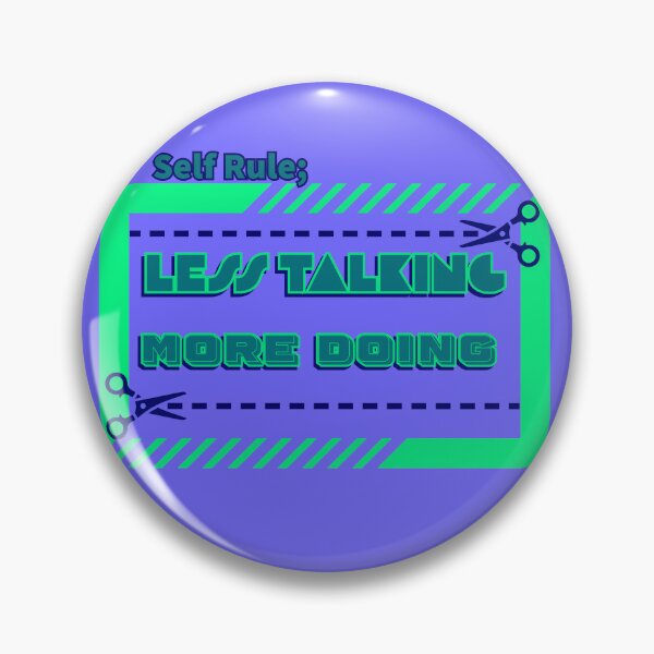Item preview, Self Rule: Less Talking, More Doing – Motivational Quote Design designed and sold by Lunalayer Boutique .