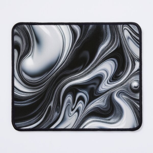 Item preview, Black and White - Abstract Marble designed and sold by RockitBaby.