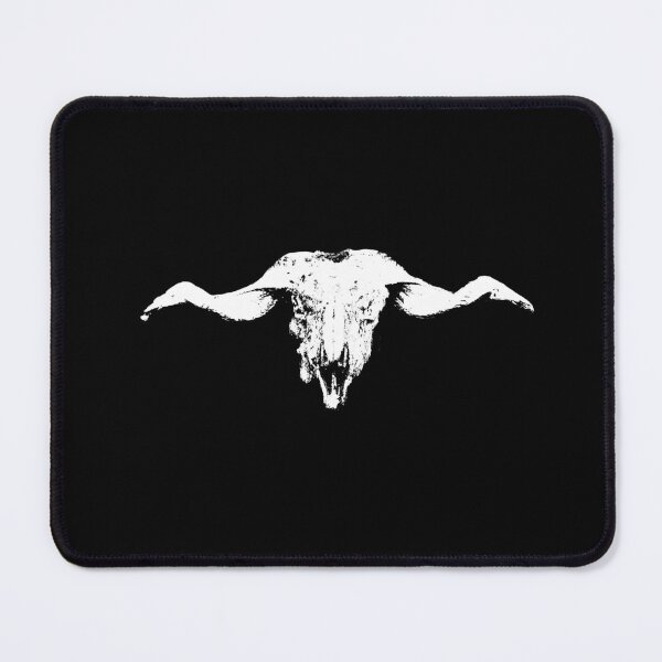 Item preview, White Ram Skull – Light in the Darkness / Swiss Artwork Photography designed and sold by Raphael Wolf.