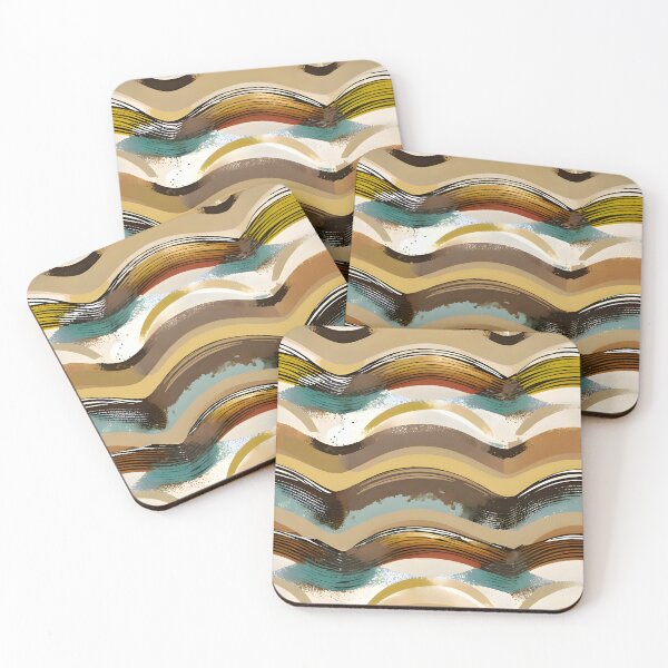 Item preview, Retro Brown Waves designed and sold by Dream Garden.