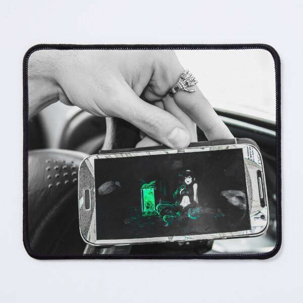 Item preview, Hand Holding Smartphone in Car - Selective Color Technology Still Life designed and sold by MDB_Shop.