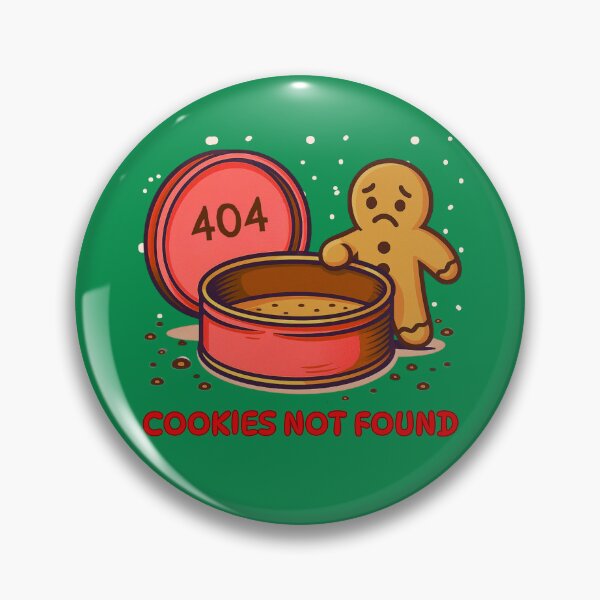 Item preview, 404 Cookies Not Found – Christmas Tech Humor designed and sold by DreamArtmaStudio.