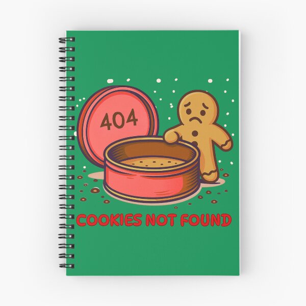 Item preview, 404 Cookies Not Found – Christmas Tech Humor designed and sold by DreamArtmaStudio.