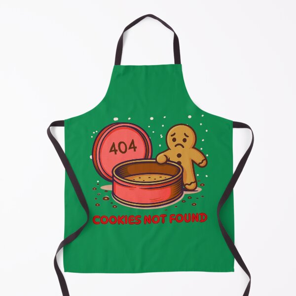 Item preview, 404 Cookies Not Found – Christmas Tech Humor designed and sold by DreamArtmaStudio.