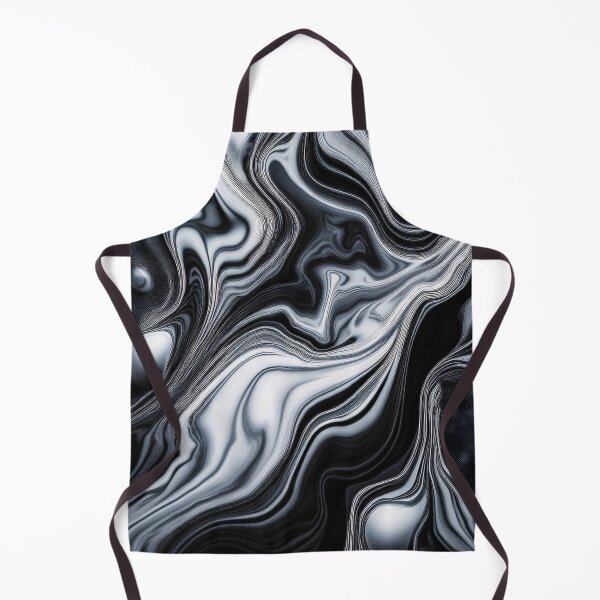 Item preview, Black and White Fluidity - Abstract Marble designed and sold by RockitBaby.