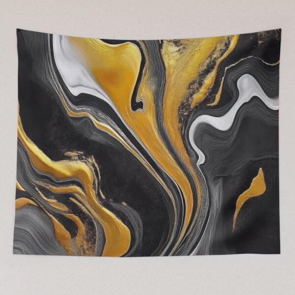Item preview, Golden Rod Marble Dimensions - Abstract Marble designed and sold by RockitBaby.