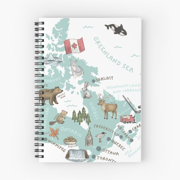 Item preview, Map of Canada - Teal designed and sold by Those Pencil Shavings.