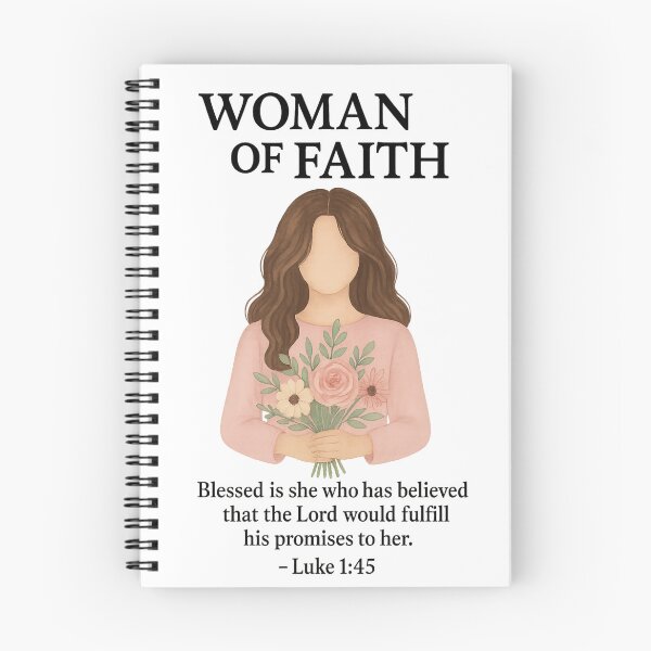 Item preview, Woman of Faith – Luke 1:45 Scripture Design | Blessed Is She designed and sold by Livybugdesigns.