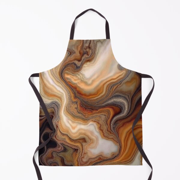 Item preview, Caramel Waves - Abstract Marble designed and sold by RockitBaby.