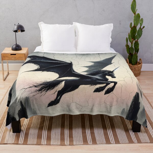 Item preview, Black Alicorn, Ai Generated Art designed and sold by ACC .