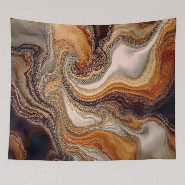 Item preview, Caramel Motion - Abstract Marble designed and sold by RockitBaby.