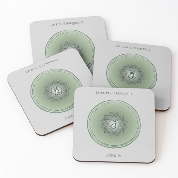 Item preview, Love Is A Frequency, Affirmation.  Anahata Heart Chakra. Mindfulness Living.  designed and sold by Anahata Realm.