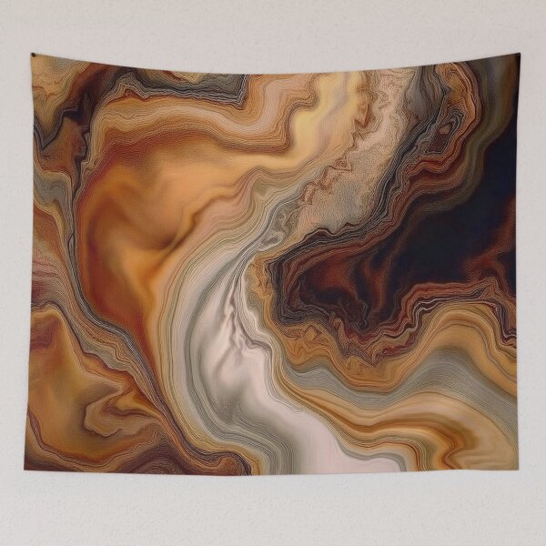 Item preview, Caramel Abstract Elegance - Abstract Marble designed and sold by RockitBaby.