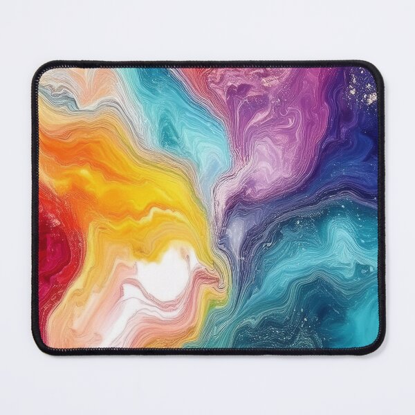 Item preview, Rainbow Motion in Stone - Abstract Marble designed and sold by RockitBaby.