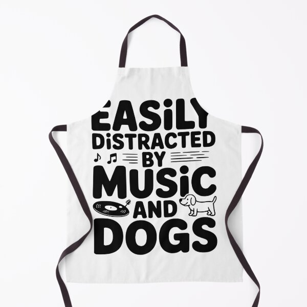 Item preview, Easily Distracted by Music and Dogs designed and sold by Frank Ring.